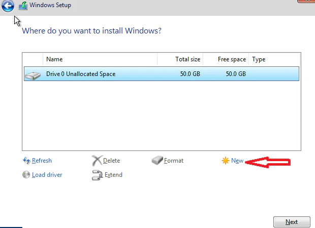 Windows 10 installation step 7