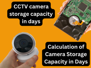 Read more about the article CCTV camera storage capacity in days