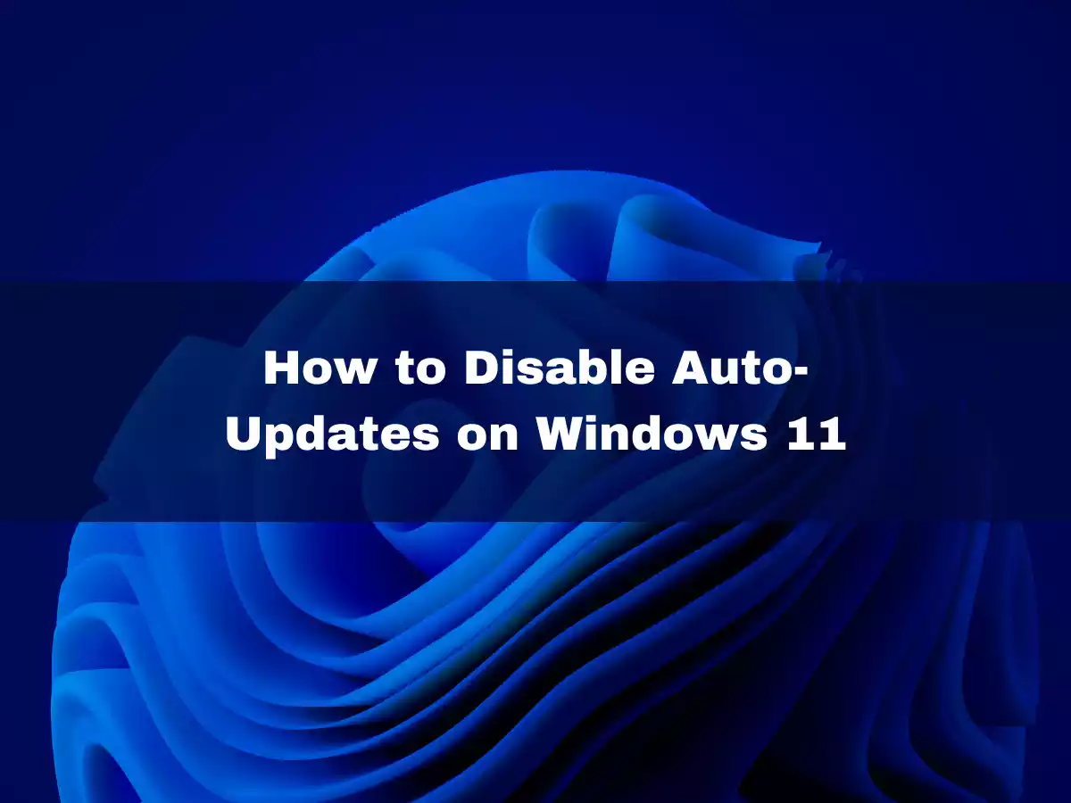 You are currently viewing How to Disable Auto-Updates on Windows 11